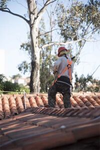 obra infraestrutura no telhado